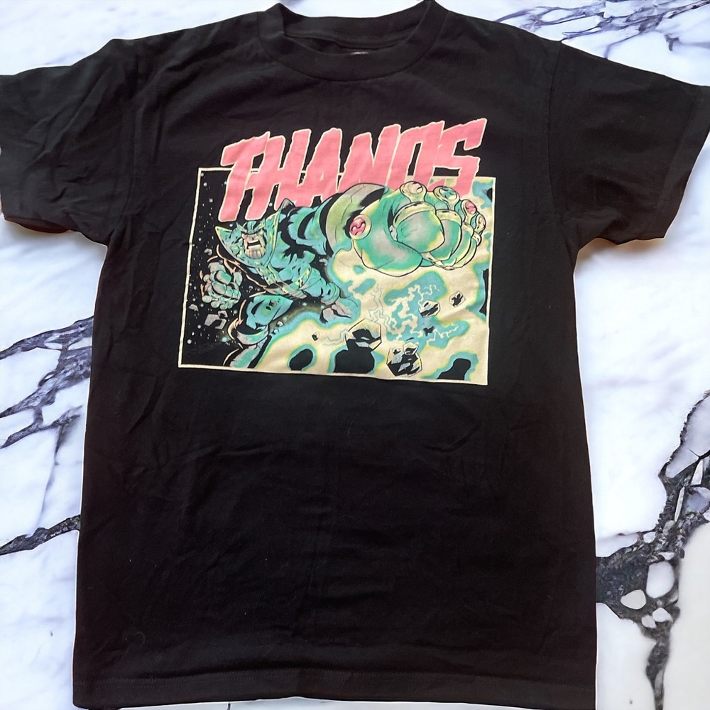 Marvel comic tshirt. Thanos
